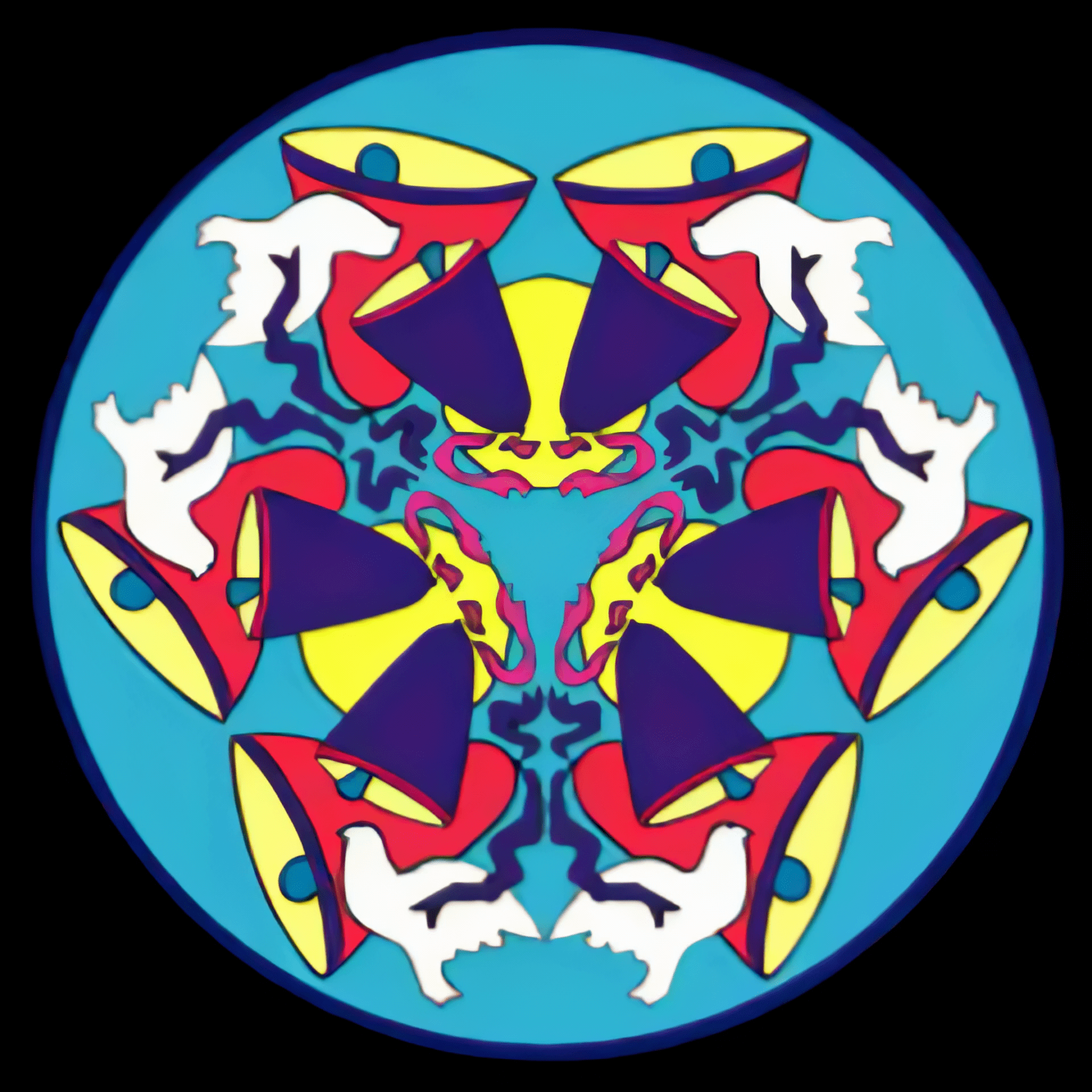 Dove ZIRKAL kaleidoscope design