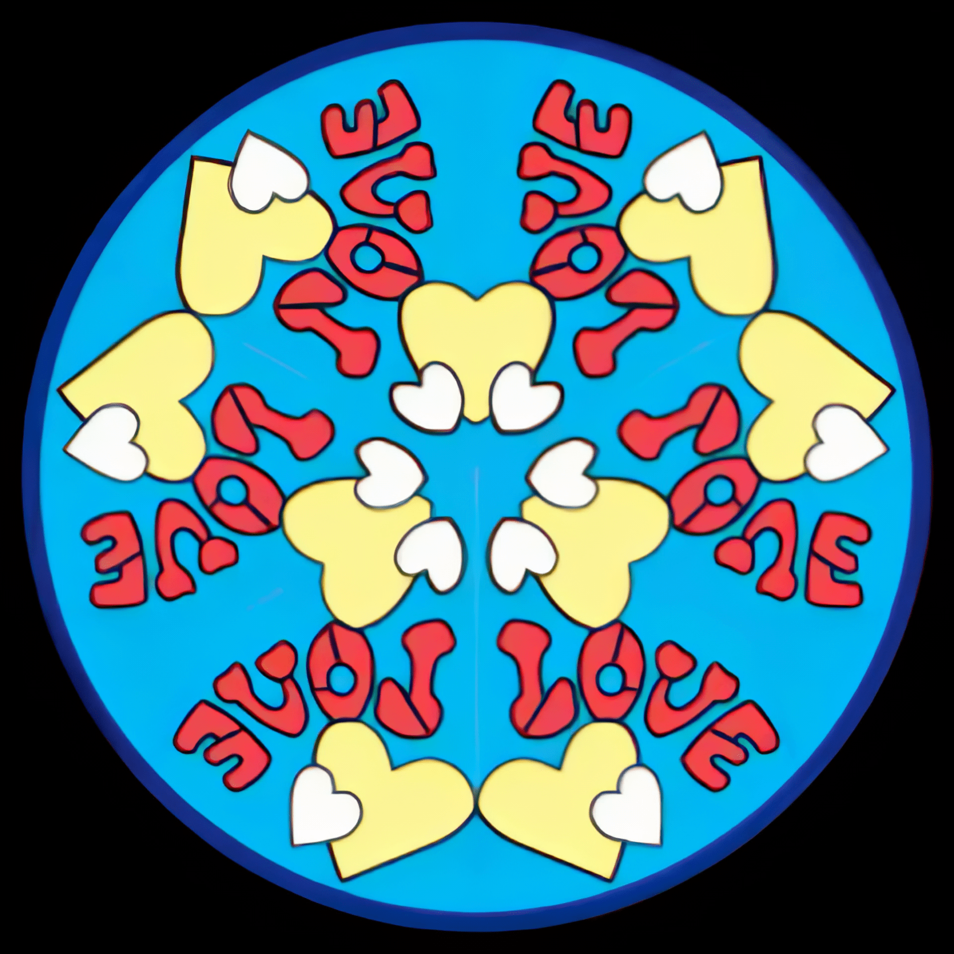 Love animated ZIRKAL kaleidoscope design